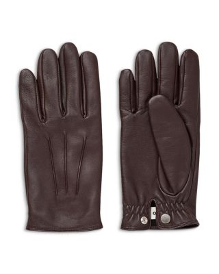 Leather Fleece Lined Gloves 