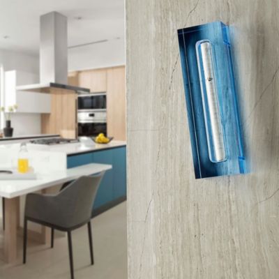 Medium Mezuzah, Baby Blue