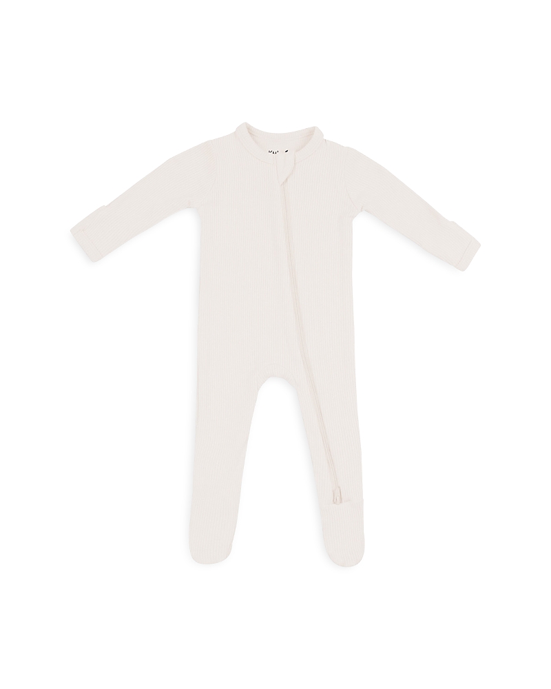 Kyte Baby Unisex Zip Up Ribbed Footie - Baby