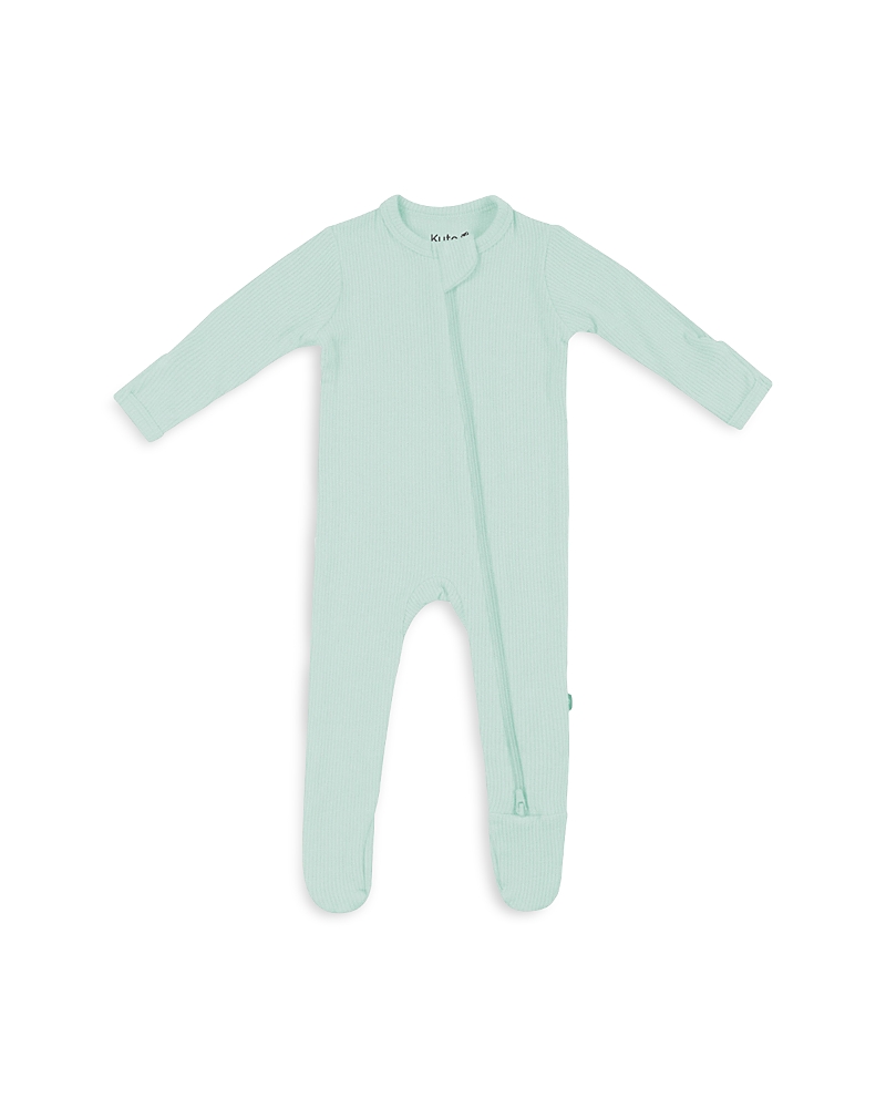 Kyte Baby Unisex Zip Up Ribbed Footie - Baby
