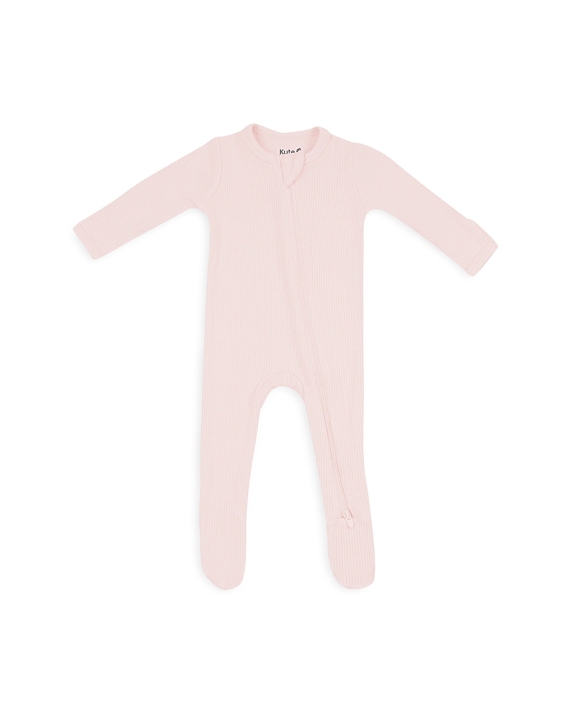 KYTE BABY UNISEX ZIP UP RIBBED FOOTIE - BABY