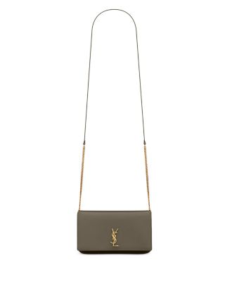 Saint Laurent - Cassandre Phone Holder with Strap in Smooth Leather