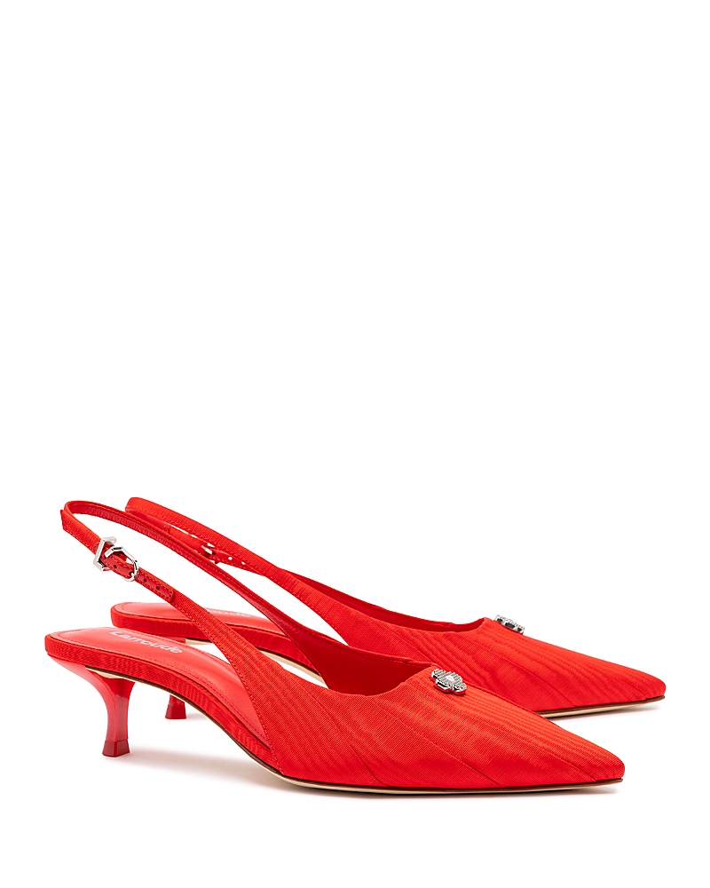 Larroude Maxine Pump In Red