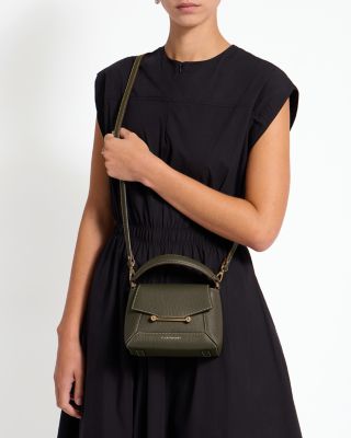 Mosaic Nano Leather Top Handle Bag