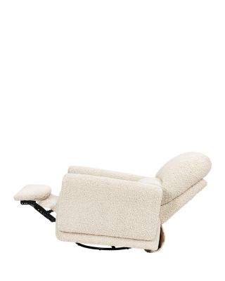 Rainbow Recliner and Swivel Glider in Teddy Loop