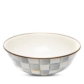 MacKenzie-Childs Sterling Check Extra Large Everyday Bowl | Bloomingdale's Home