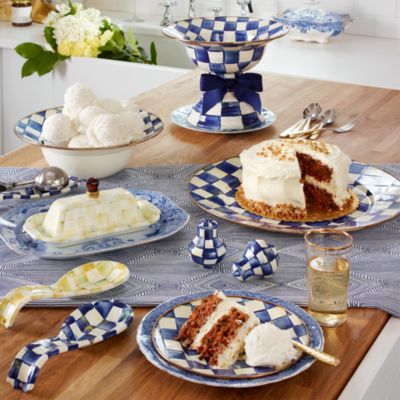 Royal Check Salt and Pepper Shaker Set