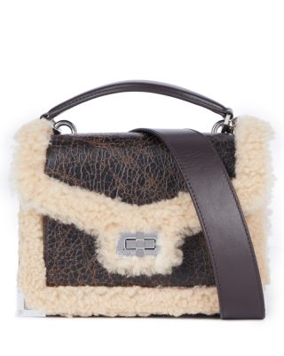 The Kooples Emily Small Brown Leather Bag