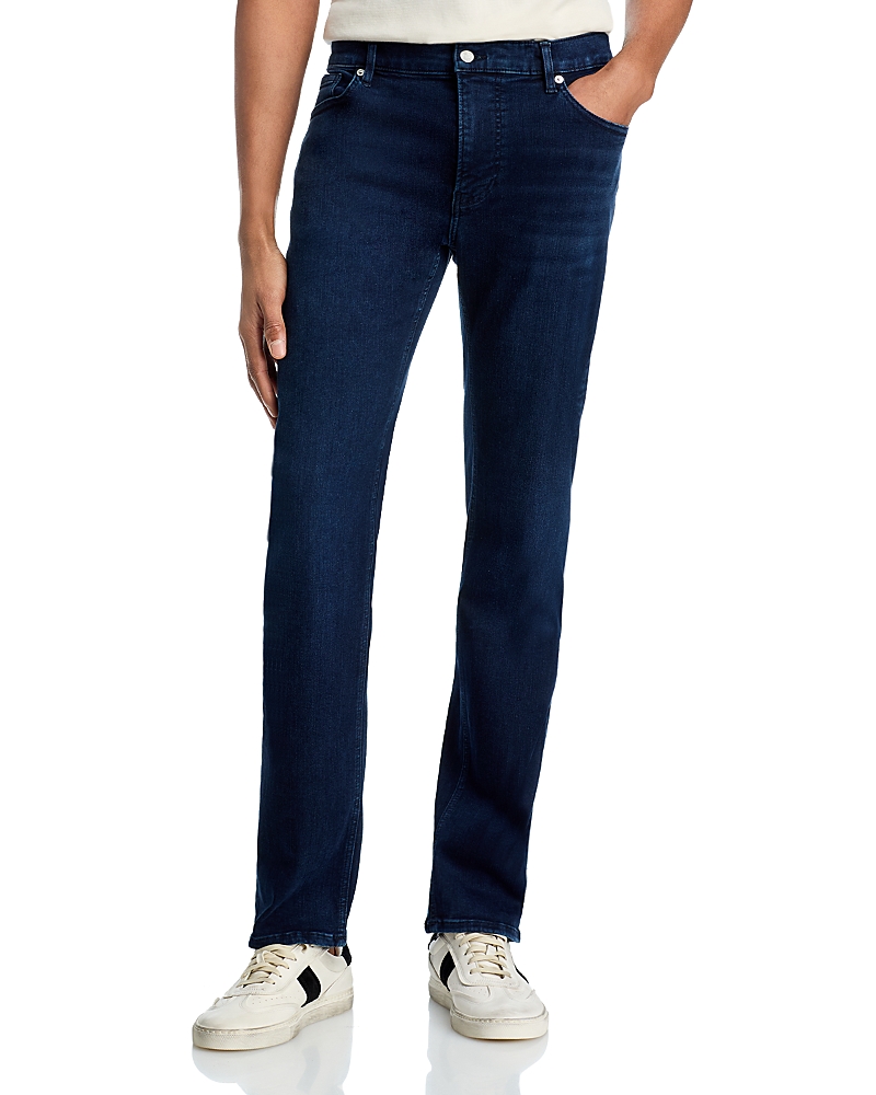 Frame Jet Set Modern Slim Straight Jeans In Jet Indigo In Jet Indigo