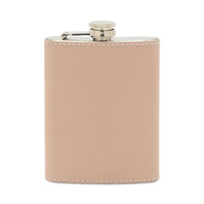 Warren Stainless Steel and Full Grain Leather Flask 