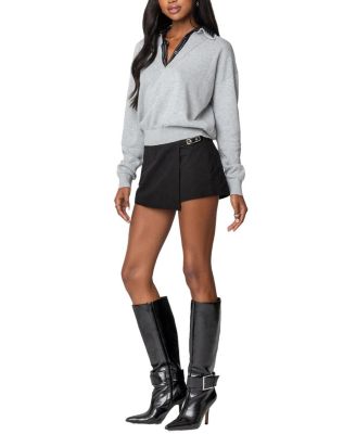 Rue Double Collared Sweater