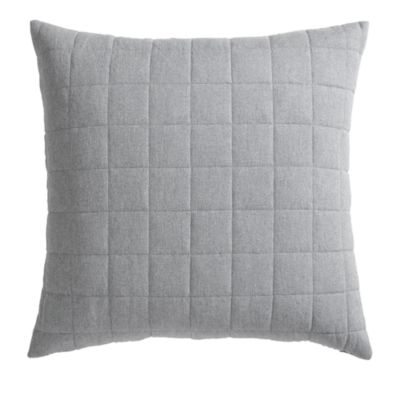 Melange Flannel Euro Sham, Pair