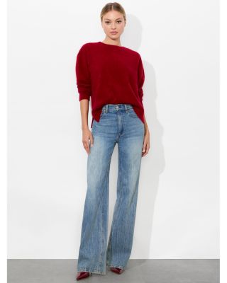 Barbra Cashmere Blend Crewneck Sweater