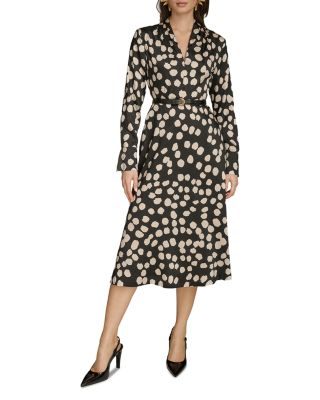 Donna Karan - Belted A Line Dress