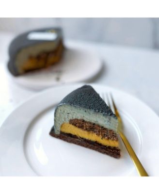 Black Sesame Passion Fruit Entremet Cake