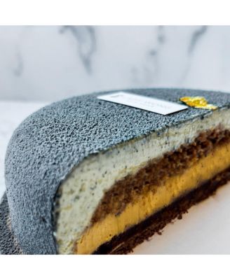 Black Sesame Passion Fruit Entremet Cake