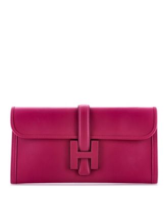 Pre-Owned Hermes 29 Jige Elan Clutch Swift