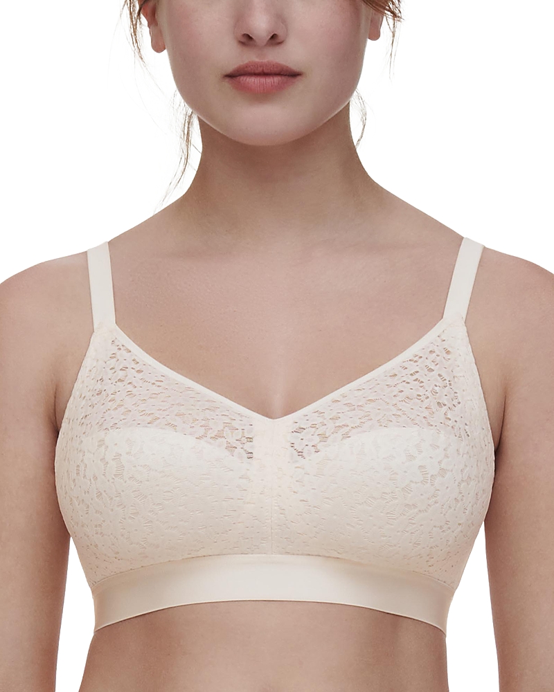 Chantelle Norah Supportive Wirefree Bra In Talc