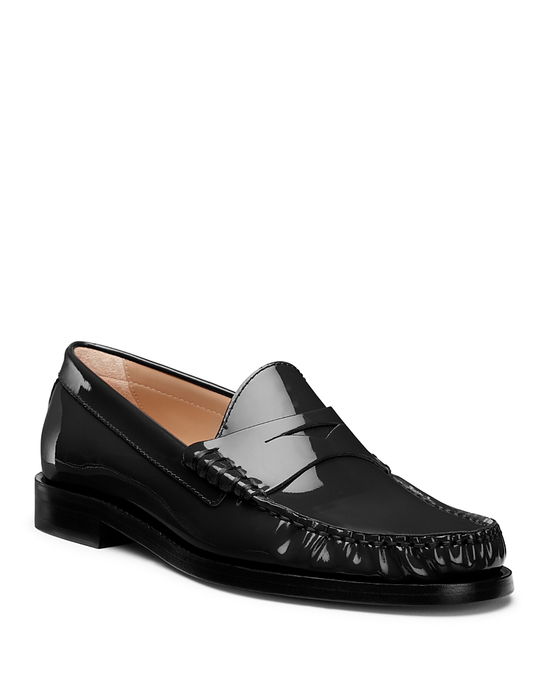Stuart Weitzman Women's Lottie Loafer Flats In Black