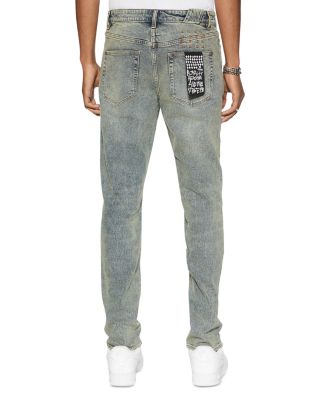 Chitch Stage Dive Caged Slim Fit Jeans in Denim