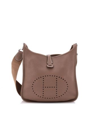 Pre-Owned Hermes Pm Evelyne Bag Gen Iii Clemence