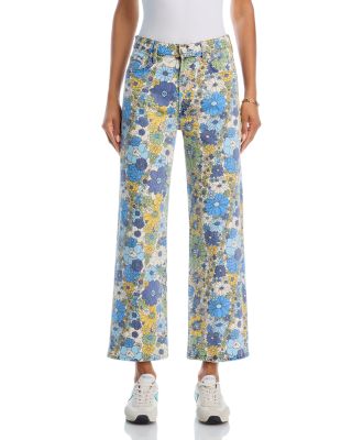 The Rambler High Rise Ankle Straight Jeans in Dirtbike