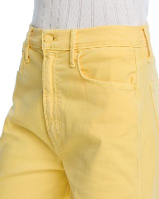 The Maven High Rise Wide Hem Ankle Jeans in Chalk It Up