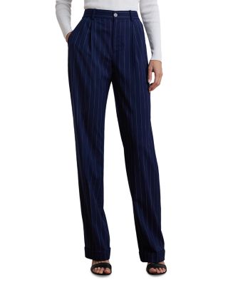 Ralph Lauren - Pinstripe Wool Blend Twill Pants