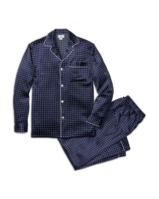 Silk Polka Dot Pajama Set