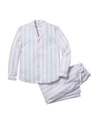 Brushed Cotton Twill Stripe Pajama Set