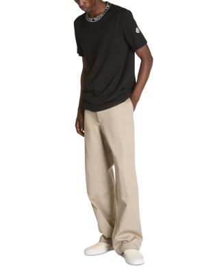 Mock Collar Logo Short Sleeve Tee