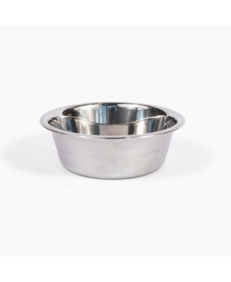 Medium Clear Double Bowl Pet Feeder, 2 Quart Bowls
