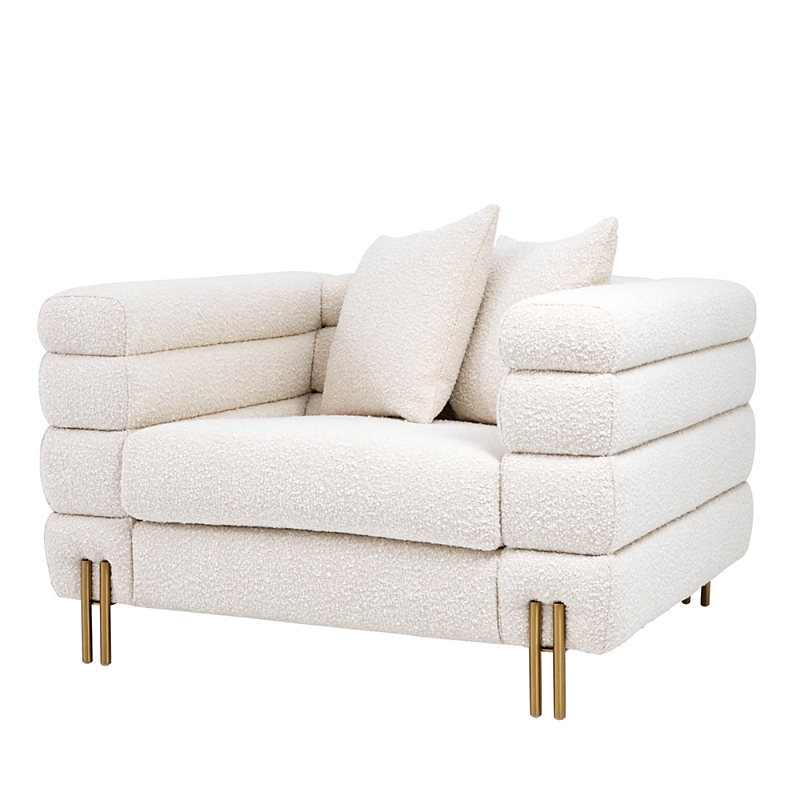 Eichholtz York Chair In Boucle Cream