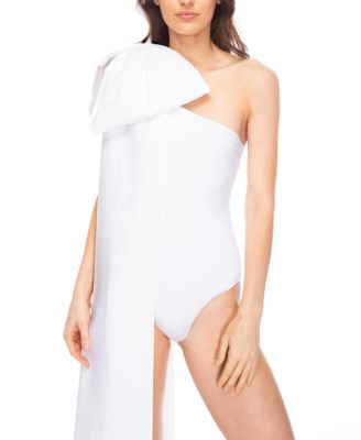 Milly White with Bow Swimsuit