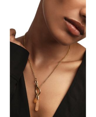  Women&#39;s Gemstone Large Drop Pendant