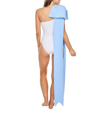  Milly White with Bow Swimsuit