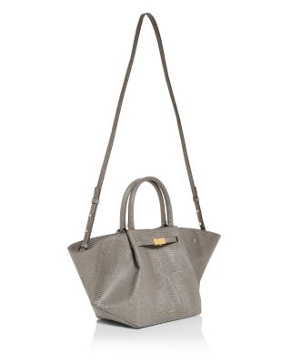 The Mini New York Embossed Leather Tote