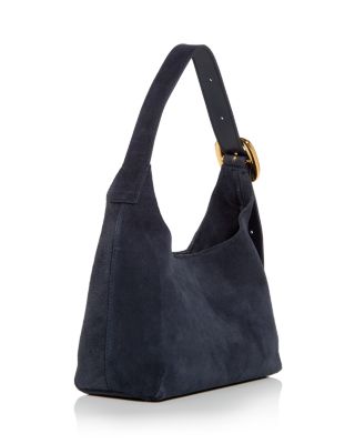 Puff Suede Shoulder Bag