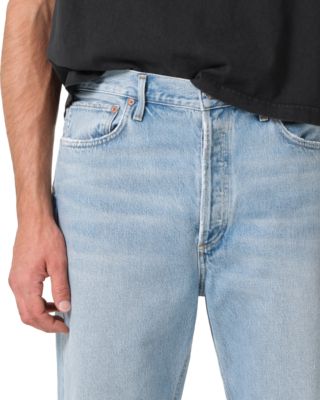 90s Relaxed Fit Mid Rise Jeans in Force Blue