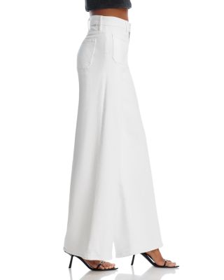 High Rise Patch Pocket Wide Leg Jeans in Fairest of Them All