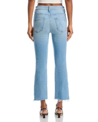 The Insider High Rise Crop Step Fray Hem Jeans in Can You Dig It