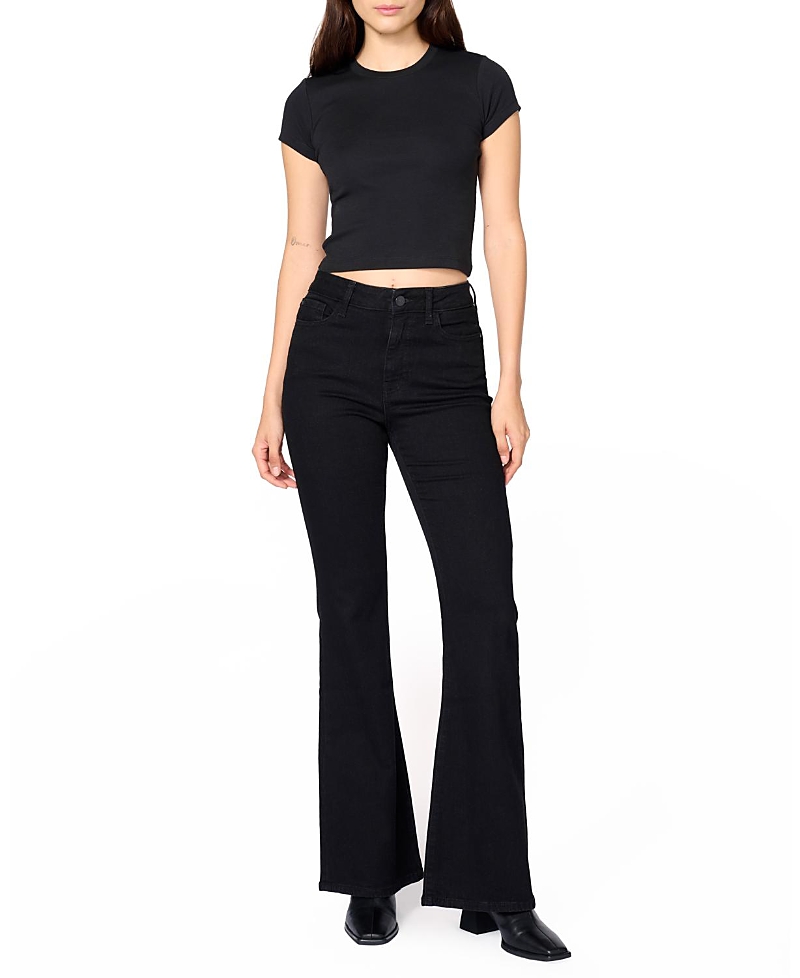 Warp + Weft Mia High Rise Flare in Well