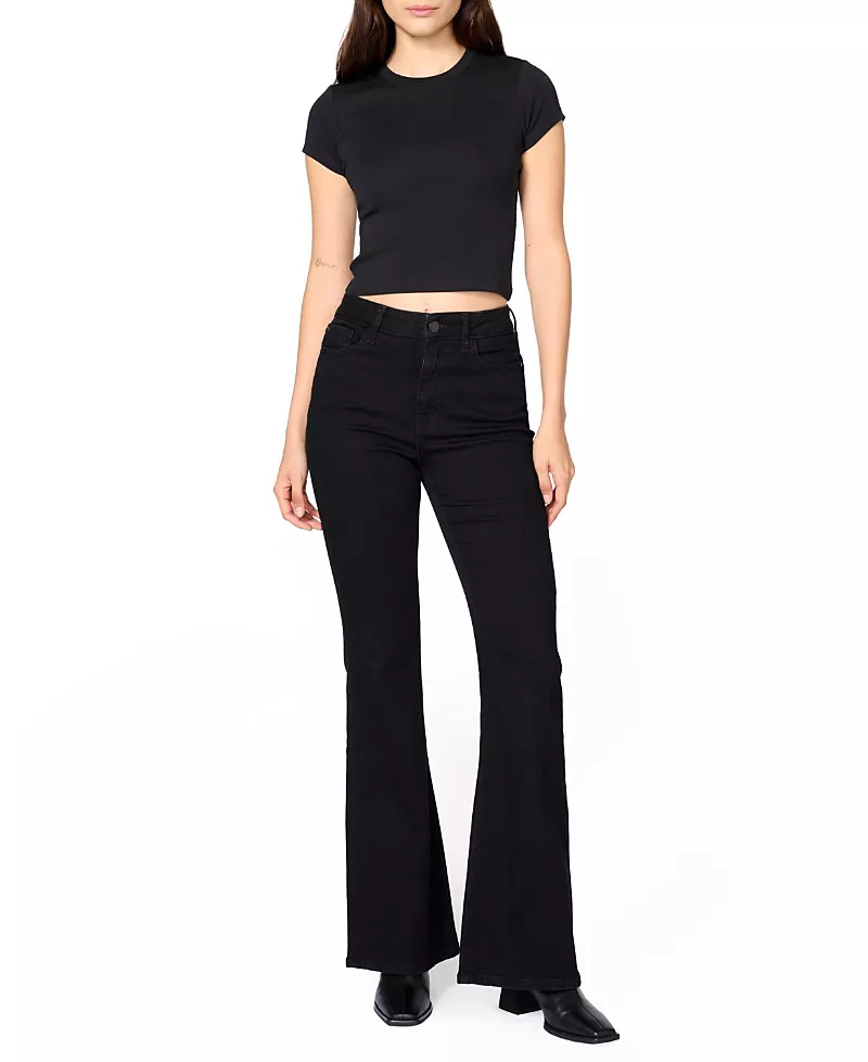 Warp + Weft Mia High Rise Flare in Well