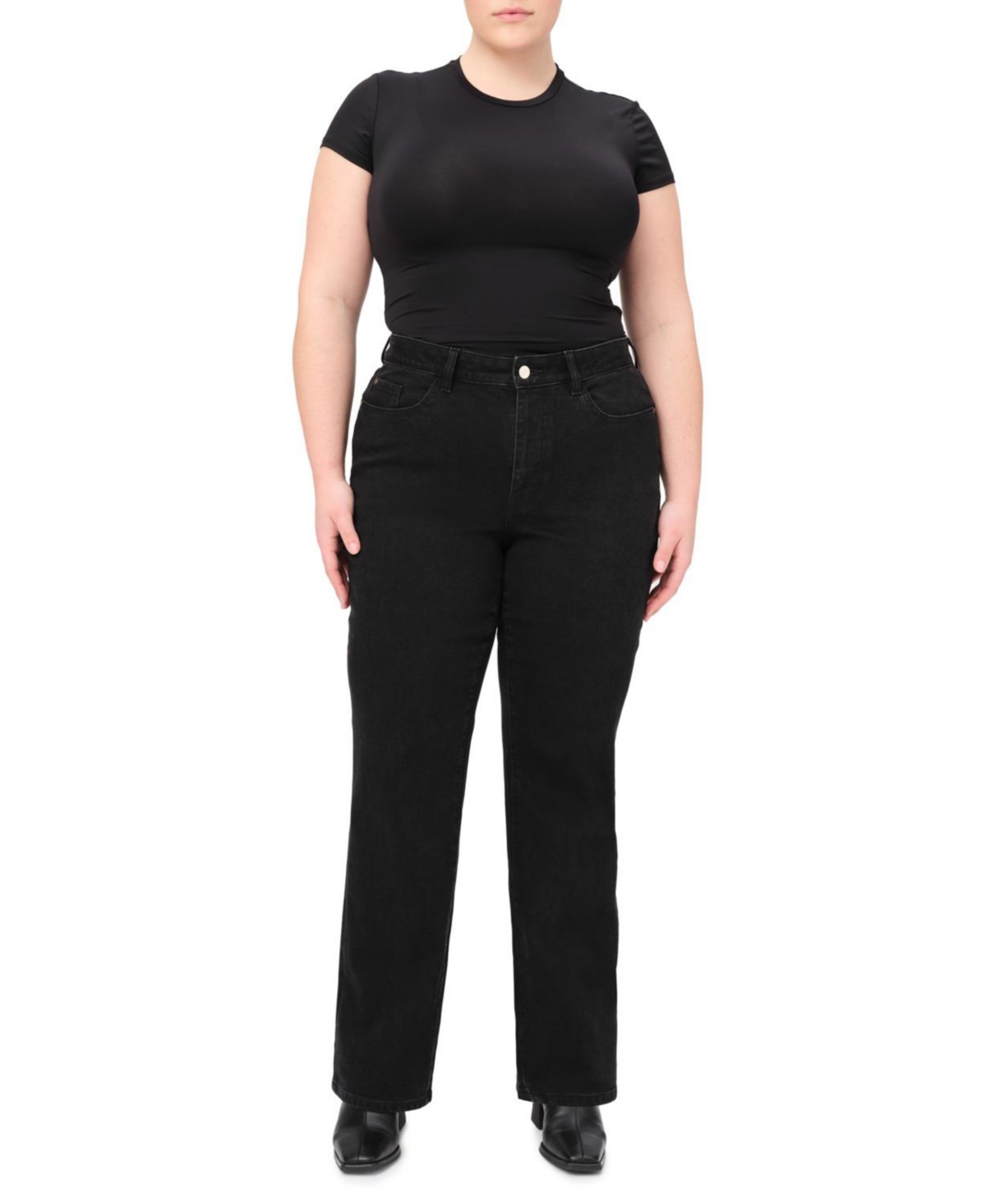 RFD Plus High Rise Straight Jeans in Ventura