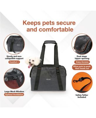 Breezy Wanderer Fur-Free Pet Tote Bag