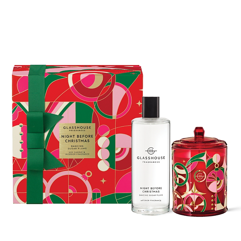 Glasshouse Fragrances Night Before Christmas Dancing Sugar Plums Gift Set