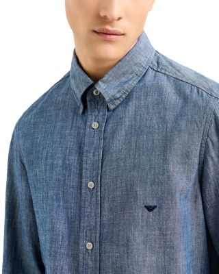 Chambray Regular Fit Button Down Shirt