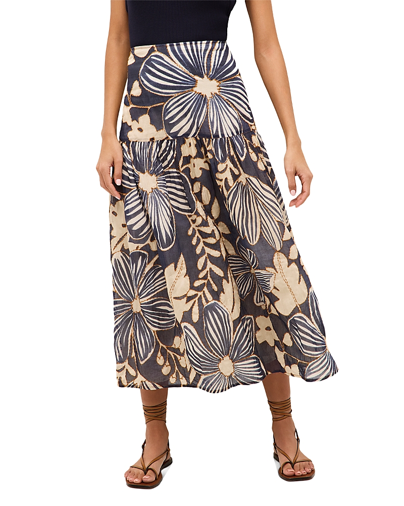 MARIE OLIVER OWENS PRINTED MIDI SKIRT