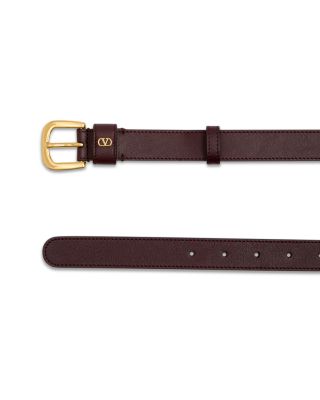 Men's VLogo Leather Belt