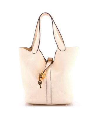 Pre-Owned Hermes Mm Picotin Lock Bag Clemence